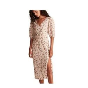 REBECCA TAYLOR LA VIE ISABELLA Midi Dress Side SlitXS